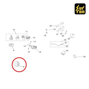 Surron Przełącznik lewy L1e Surron Light Bee