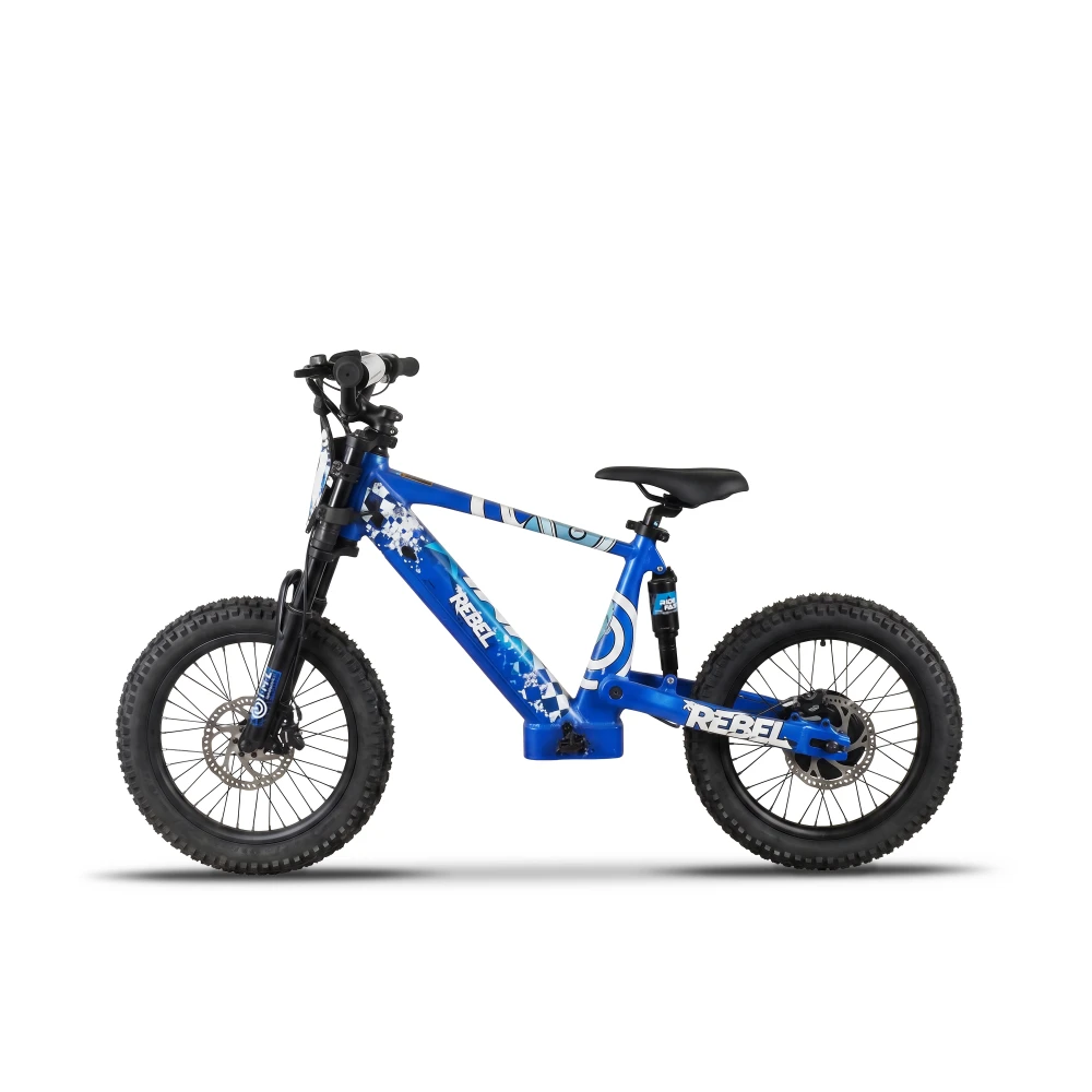 Elektryczny dirt bike REBEL 18″ – Tryby na każdy poziom