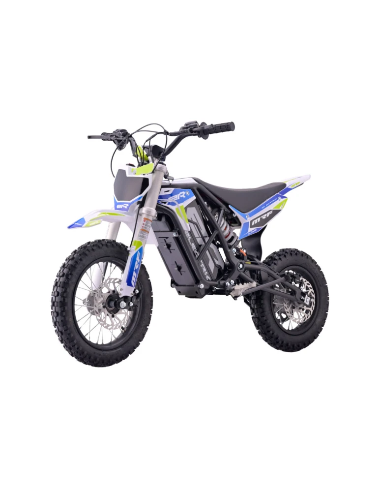 Pit bike elektryczny MRF eR 3.3 MX 3,3 kW, koła 12/10 – Trzy tryby, jedna kierownica