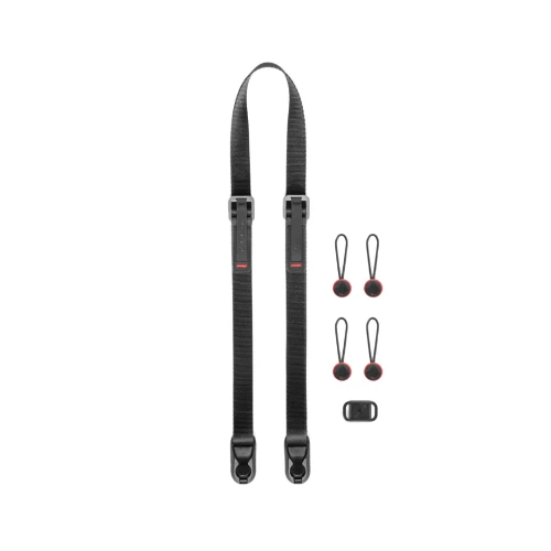 Peak Design Leash V3 – lekki pasek do aparatu, czarny – zdjęcie 1