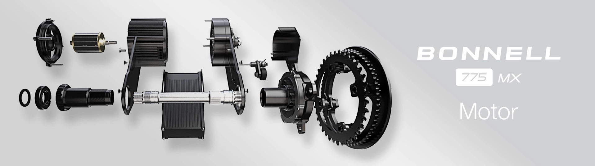 Bonnell 775 MX - silnik centralny CYC X1 Pro w rozłożeniu
